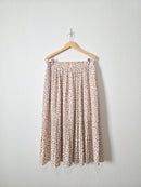 NEW Floral Pleated Midi Skirt (XXL)