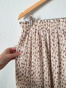 NEW Floral Pleated Midi Skirt (XXL)