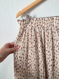 NEW Floral Pleated Midi Skirt (XXL)