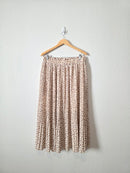 NEW Floral Pleated Midi Skirt (XXL)