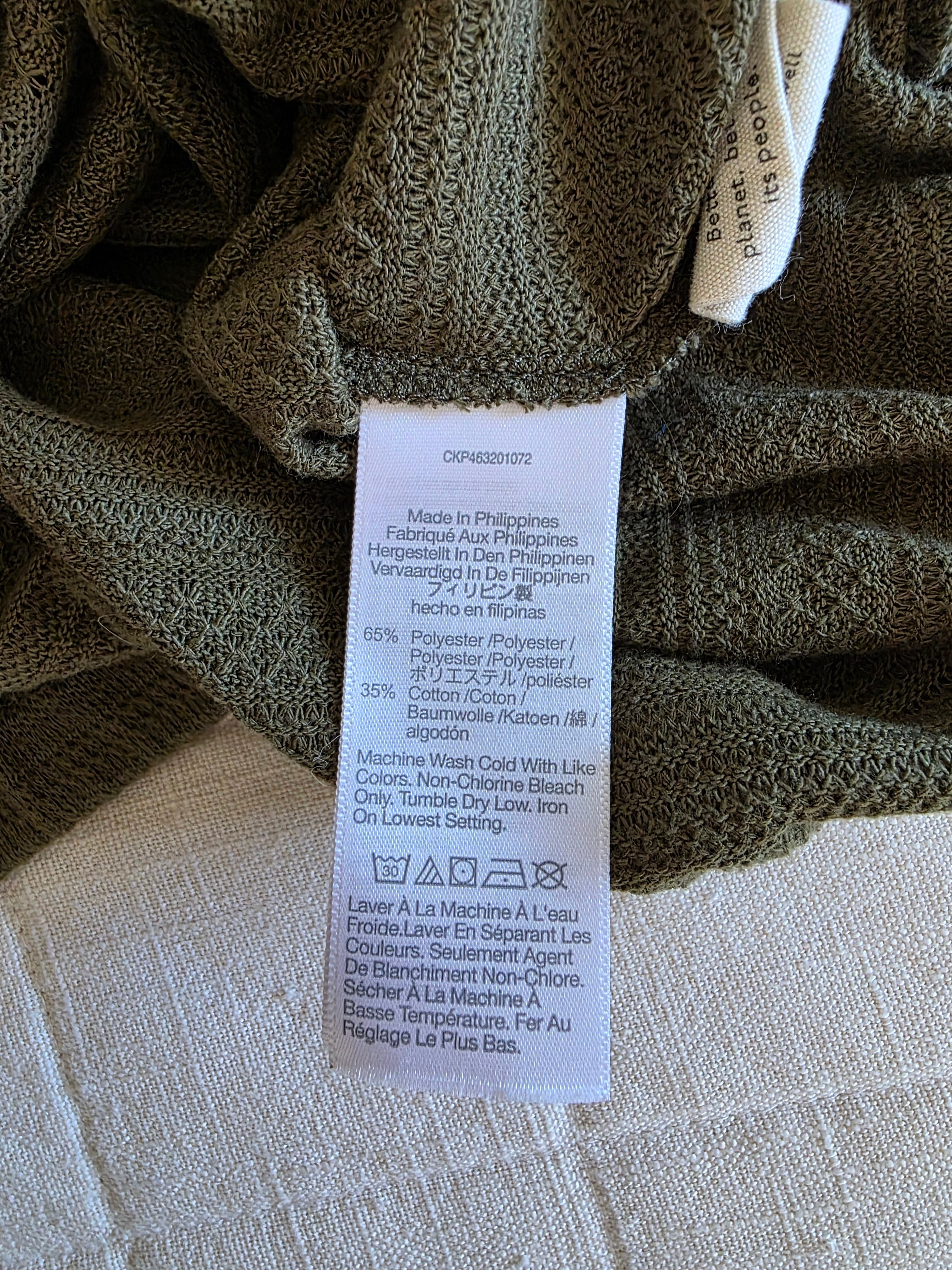 Madewell Collared Button Front Blouse (L)