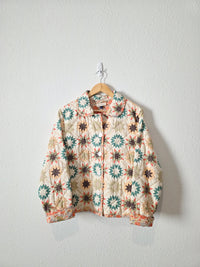 Colorful Quilted Jacket (L)