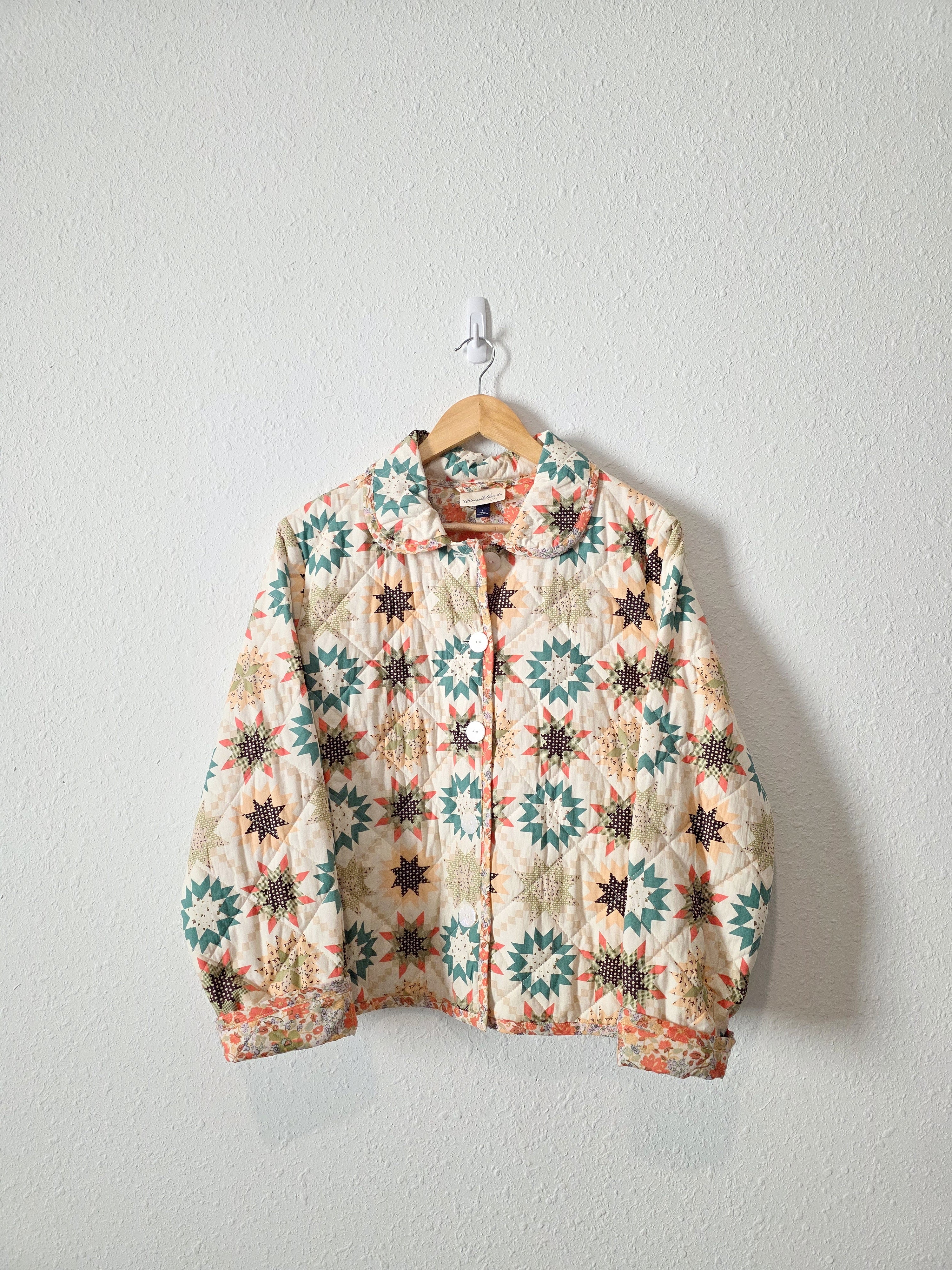 Colorful Quilted Jacket (L)