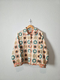 Colorful Quilted Jacket (L)