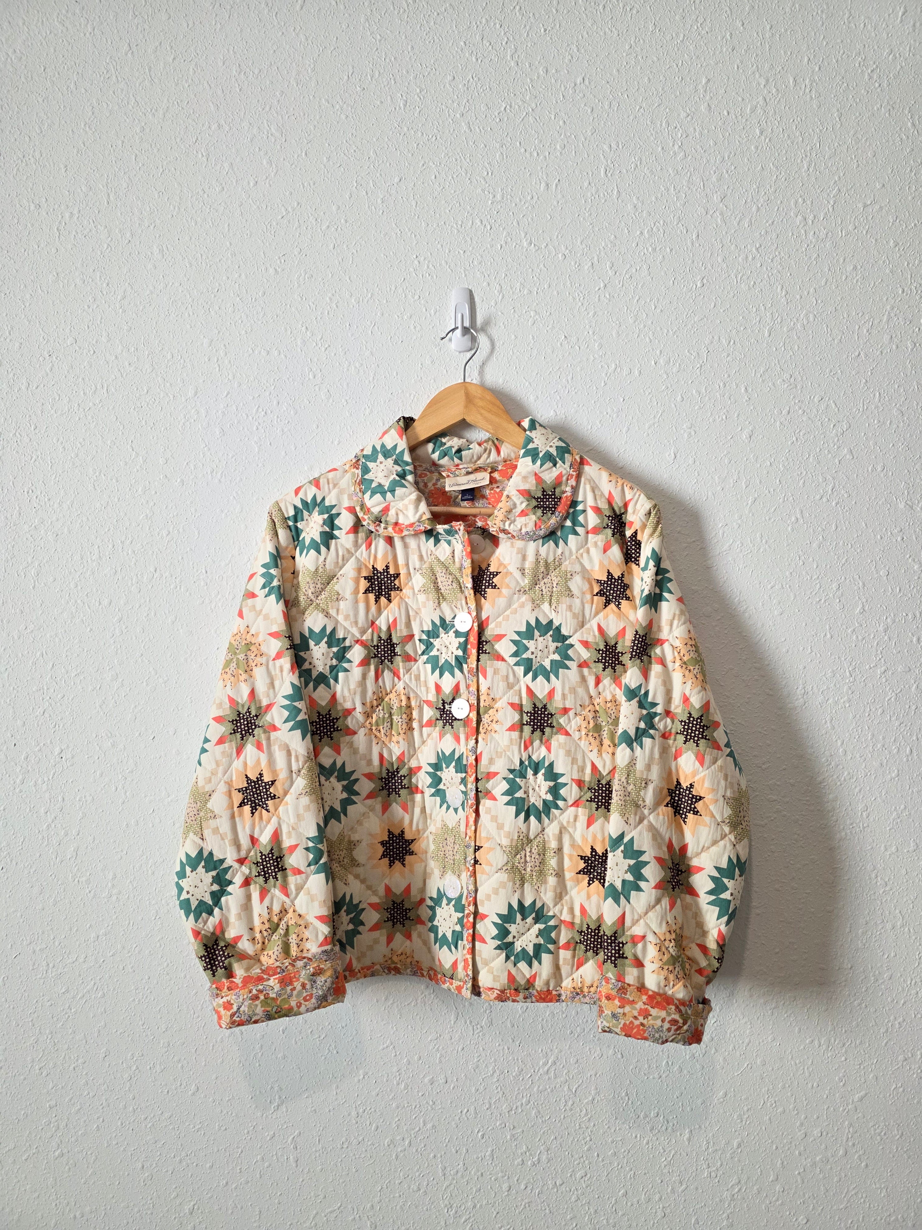 Colorful Quilted Jacket (L)