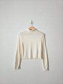 Madewell Ribbed Turtleneck Top (S)