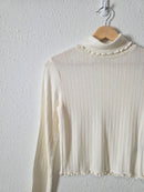 Madewell Ribbed Turtleneck Top (S)