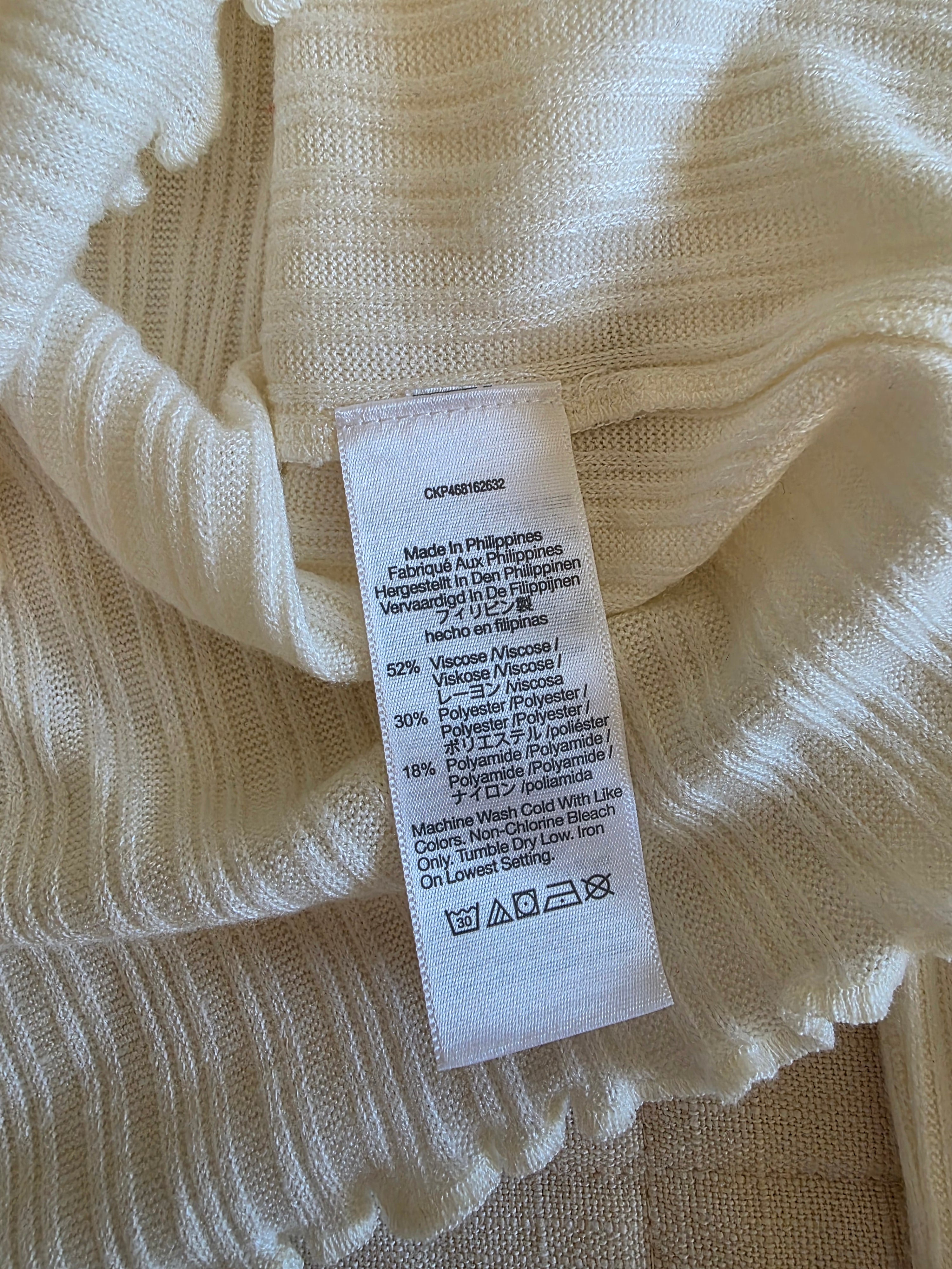 Madewell Ribbed Turtleneck Top (S)