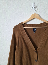 Gap Brown Balloon Sleeve Cardigan (M)