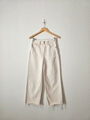 Madewell Ecru Wide Leg Jeans (25)