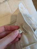 Madewell Ecru Wide Leg Jeans (25)