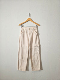 Reformation Ecru Utility Pants (24)