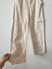 Reformation Ecru Utility Pants (24)