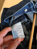 Kancan Wide Leg Denim Jumpsuit (L)