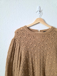 J.Crew Fuzzy Puff Sleeve Sweater (XL)