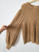 J.Crew Fuzzy Puff Sleeve Sweater (XL)
