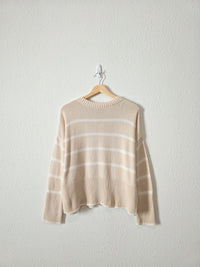 Striped Cotton Sweater (XS)