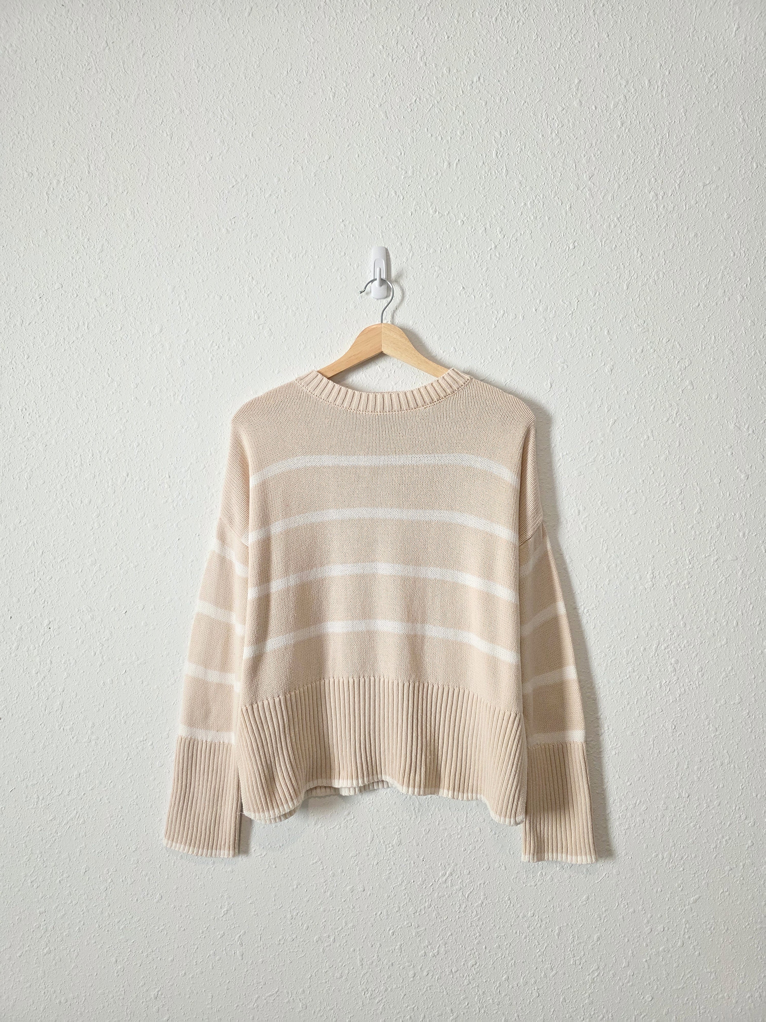 Striped Cotton Sweater (XS)