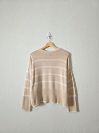 Striped Cotton Sweater (XS)