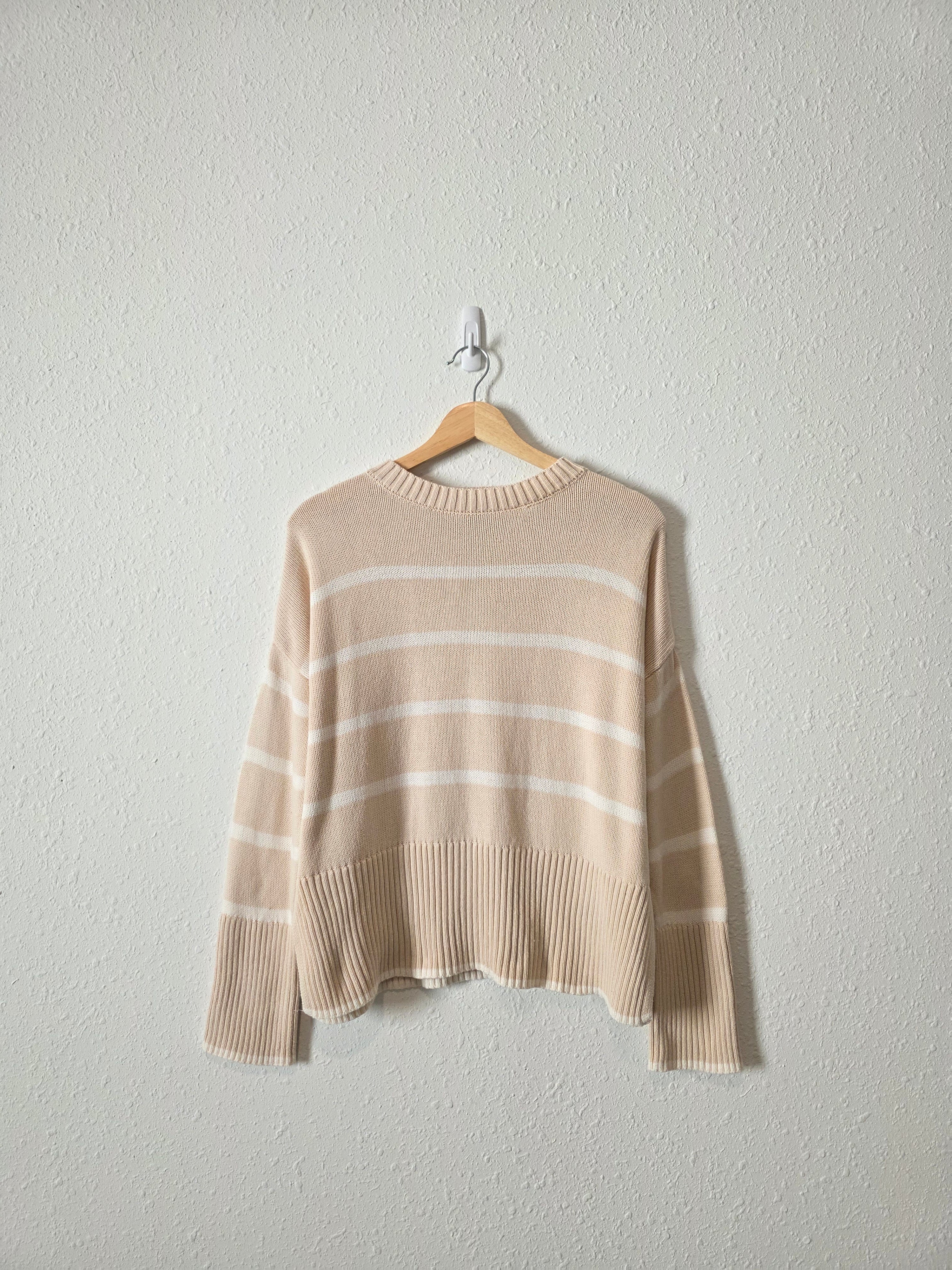 Striped Cotton Sweater (XS)
