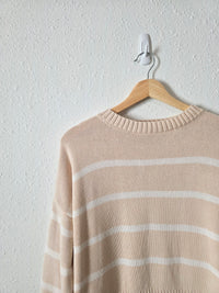 Striped Cotton Sweater (XS)
