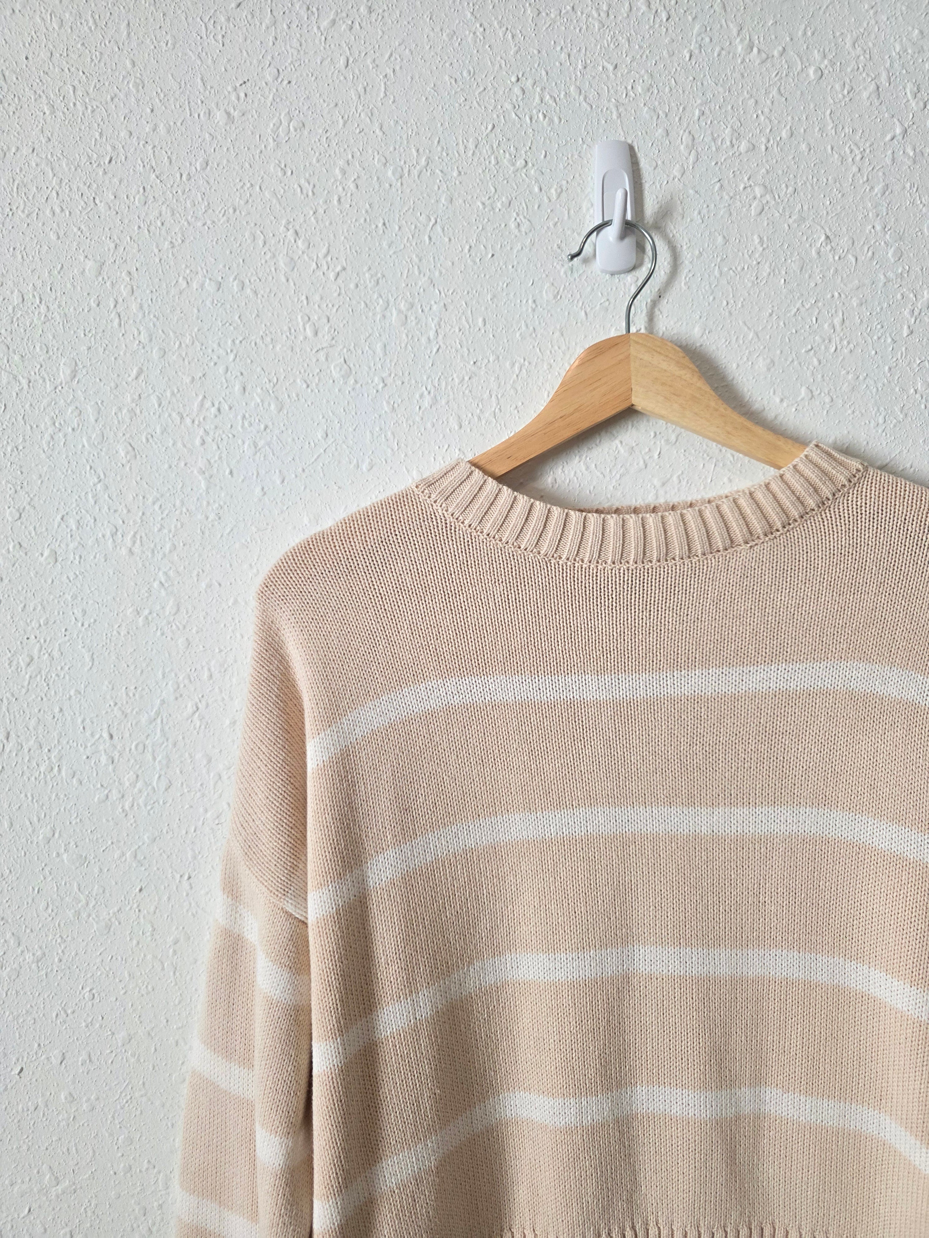 Striped Cotton Sweater (XS)