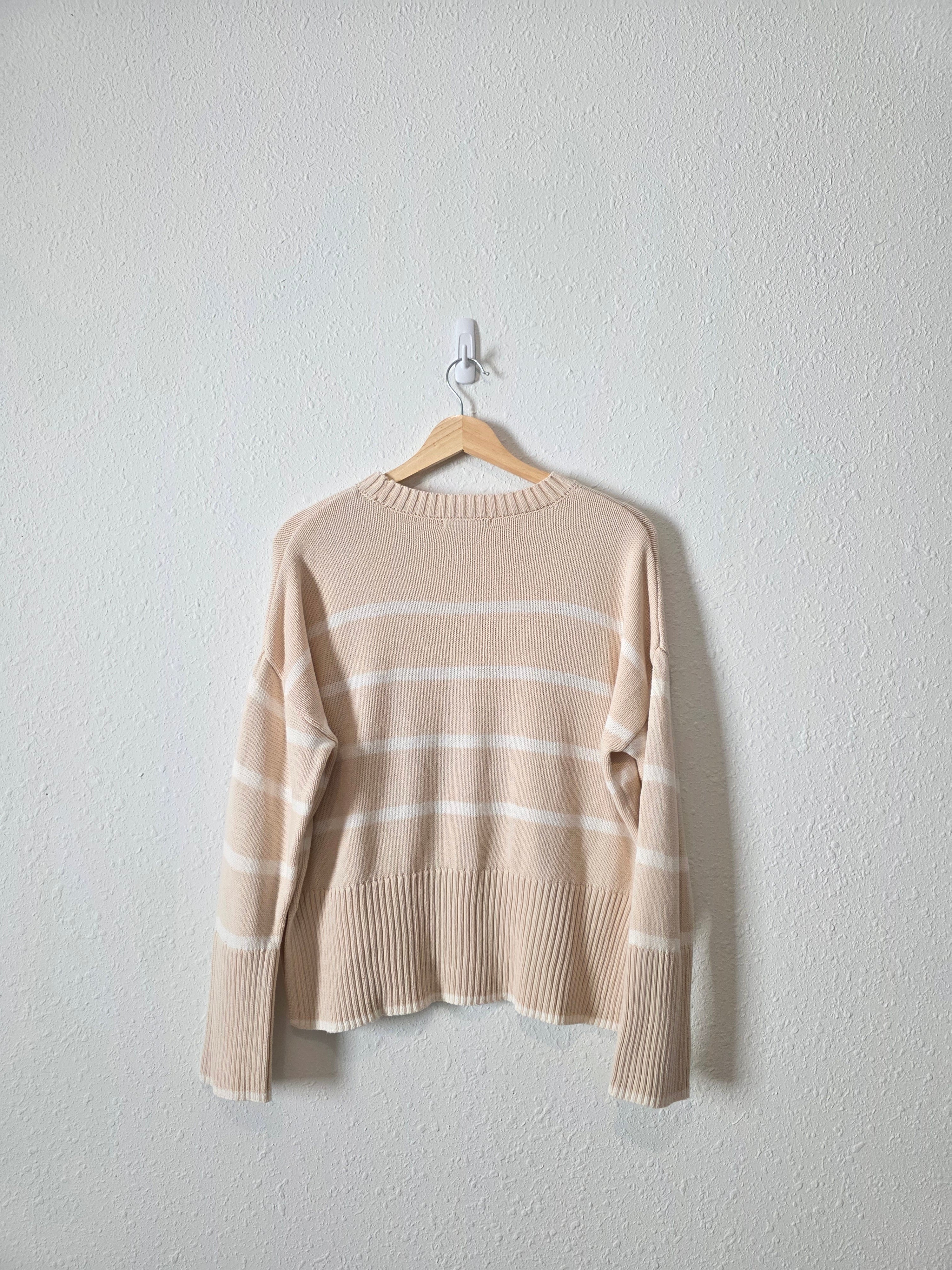 Striped Cotton Sweater (XS)