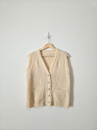 Vintage Knit Sweater Vest (M)
