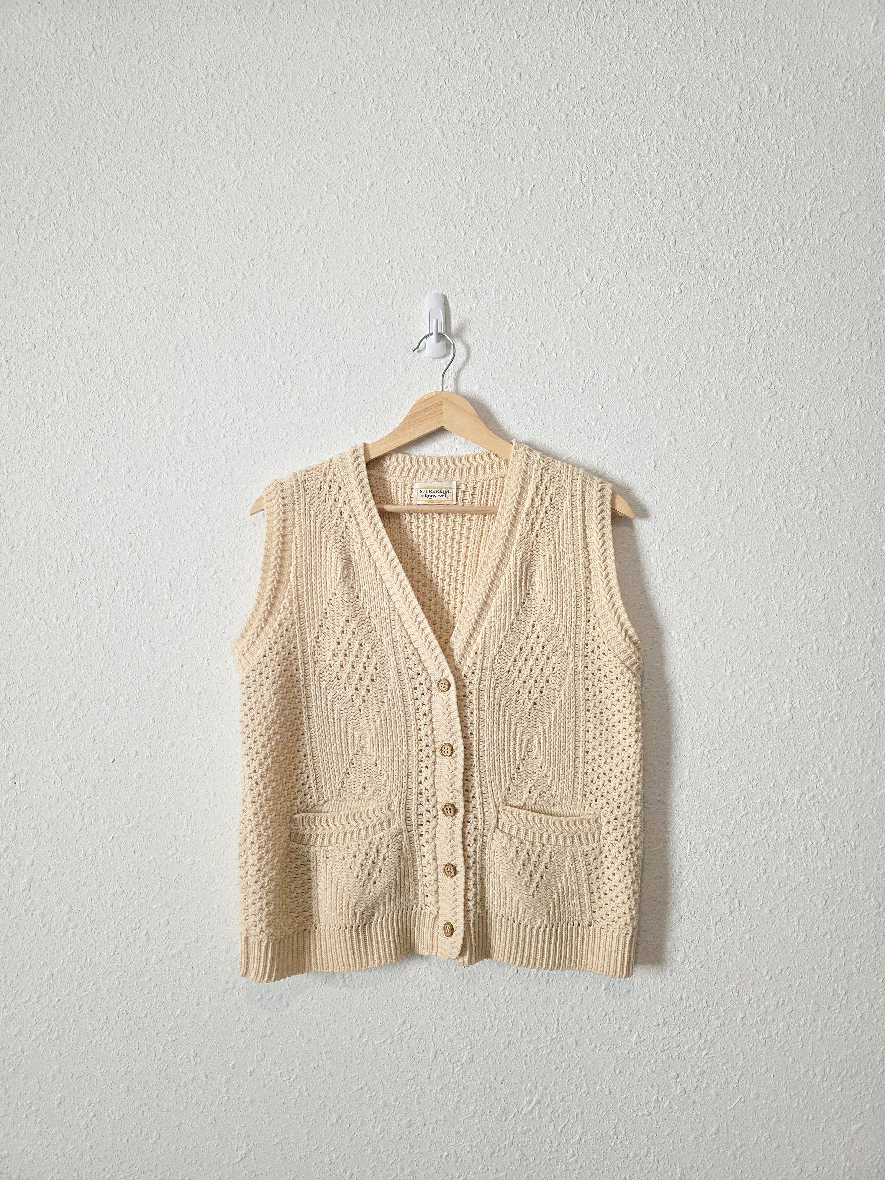 Vintage Knit Sweater Vest (M)