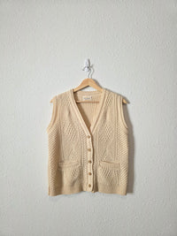 Vintage Knit Sweater Vest (M)