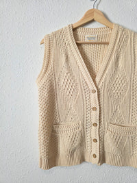 Vintage Knit Sweater Vest (M)