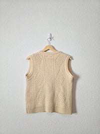 Vintage Knit Sweater Vest (M)