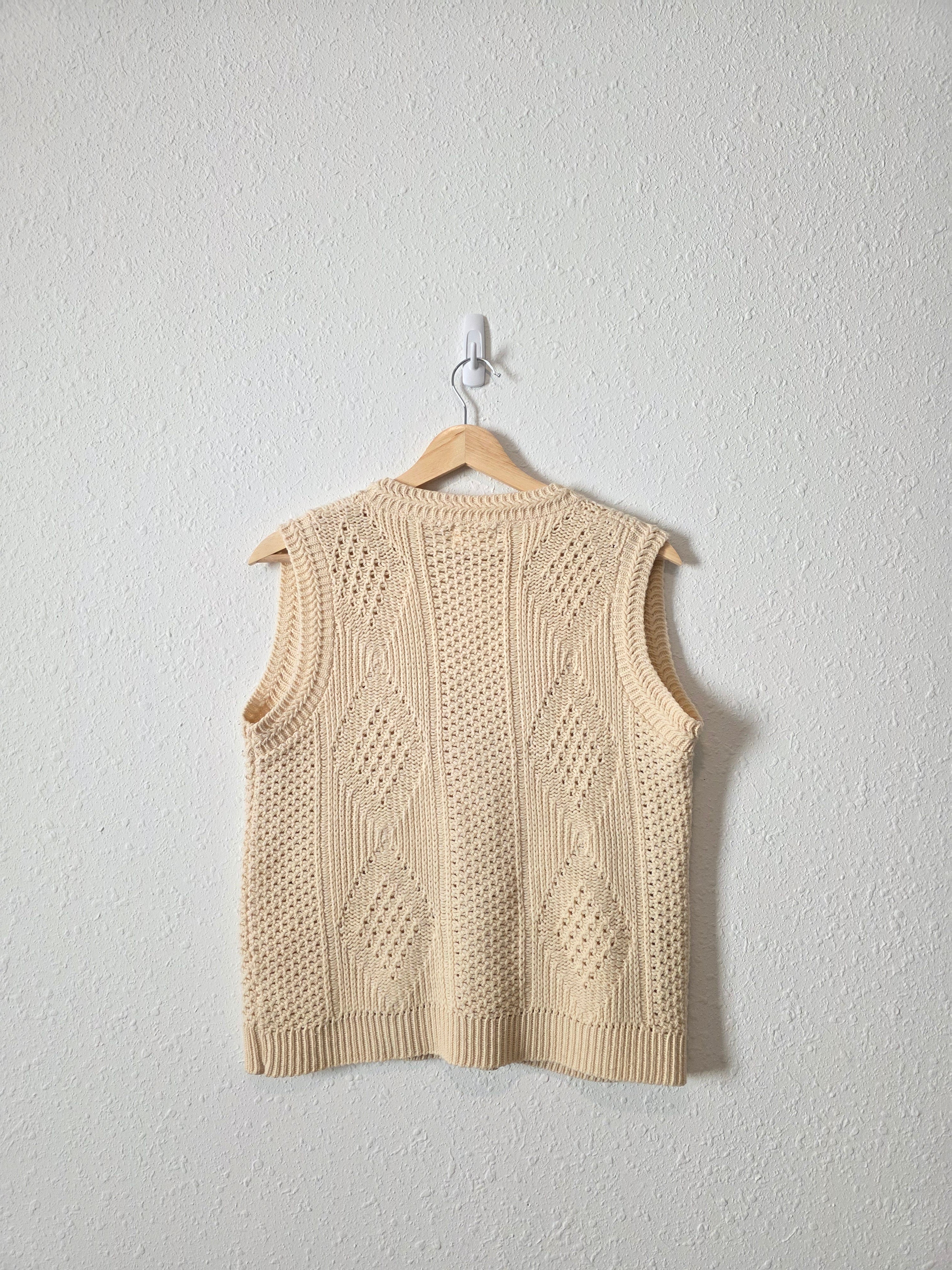 Vintage Knit Sweater Vest (M)