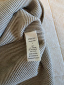Crescent Ribbed Knit Sweater Tank (L)