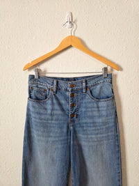 J.Crew Wide Leg Jeans (28 tall)
