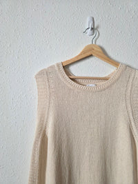 Cream Cotton Knit Tank (XL tall)