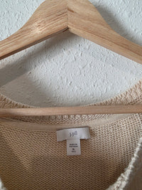 Cream Cotton Knit Tank (XL tall)