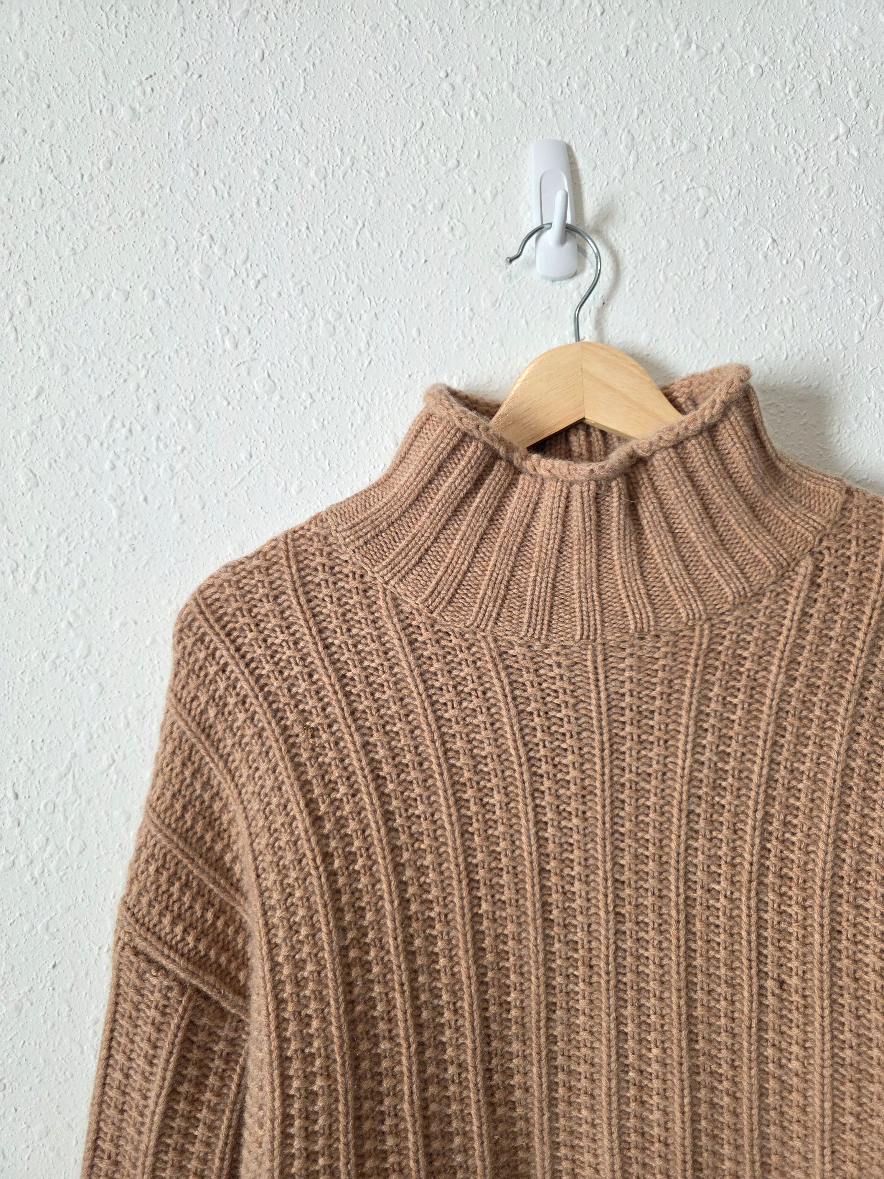 Garnet Hill Chunky Cashmere Sweater (M)