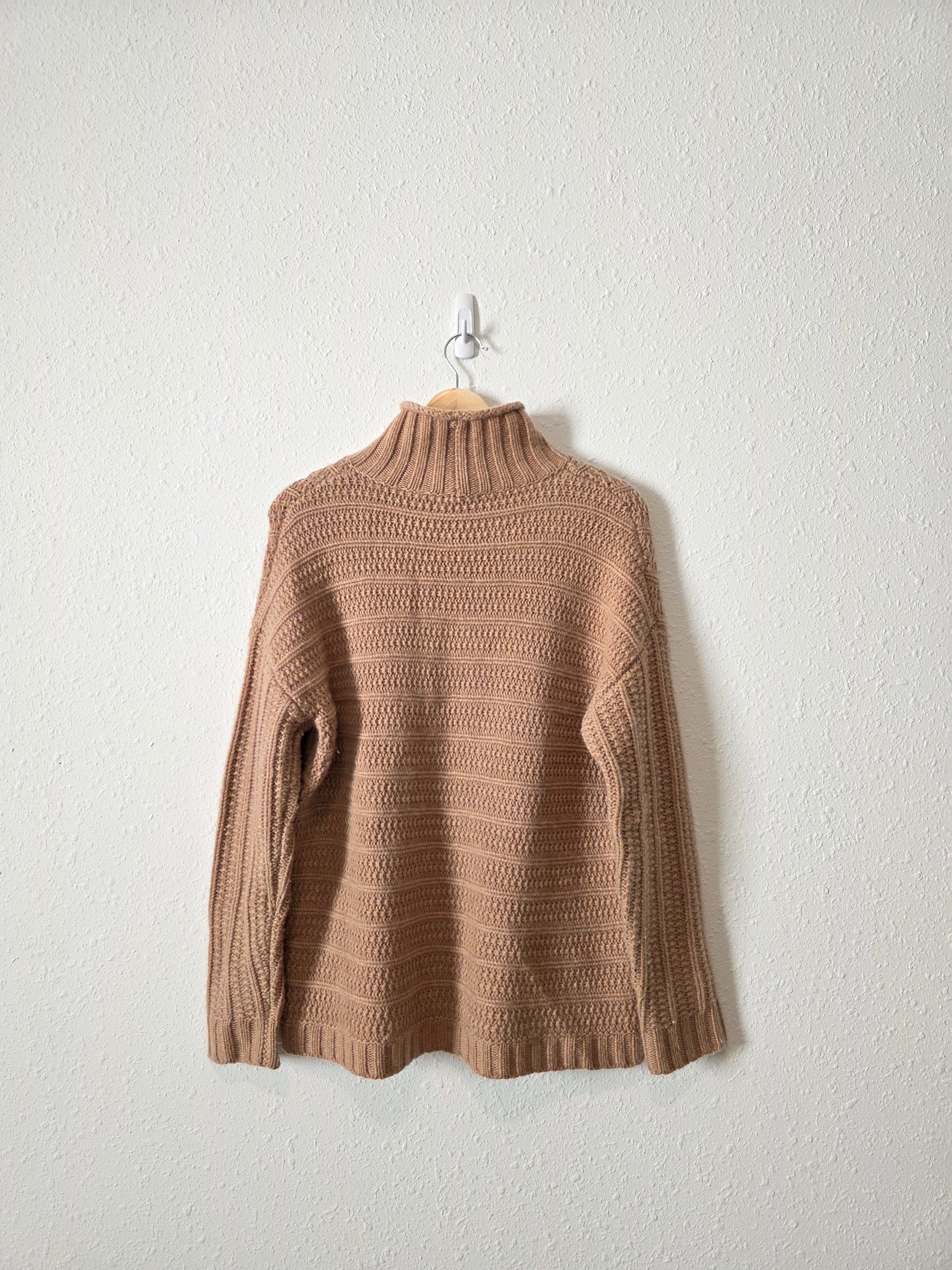 Garnet Hill Chunky Cashmere Sweater (M)