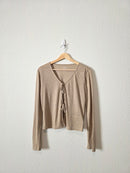 NEW Gap Linen Tie Front Top (S)