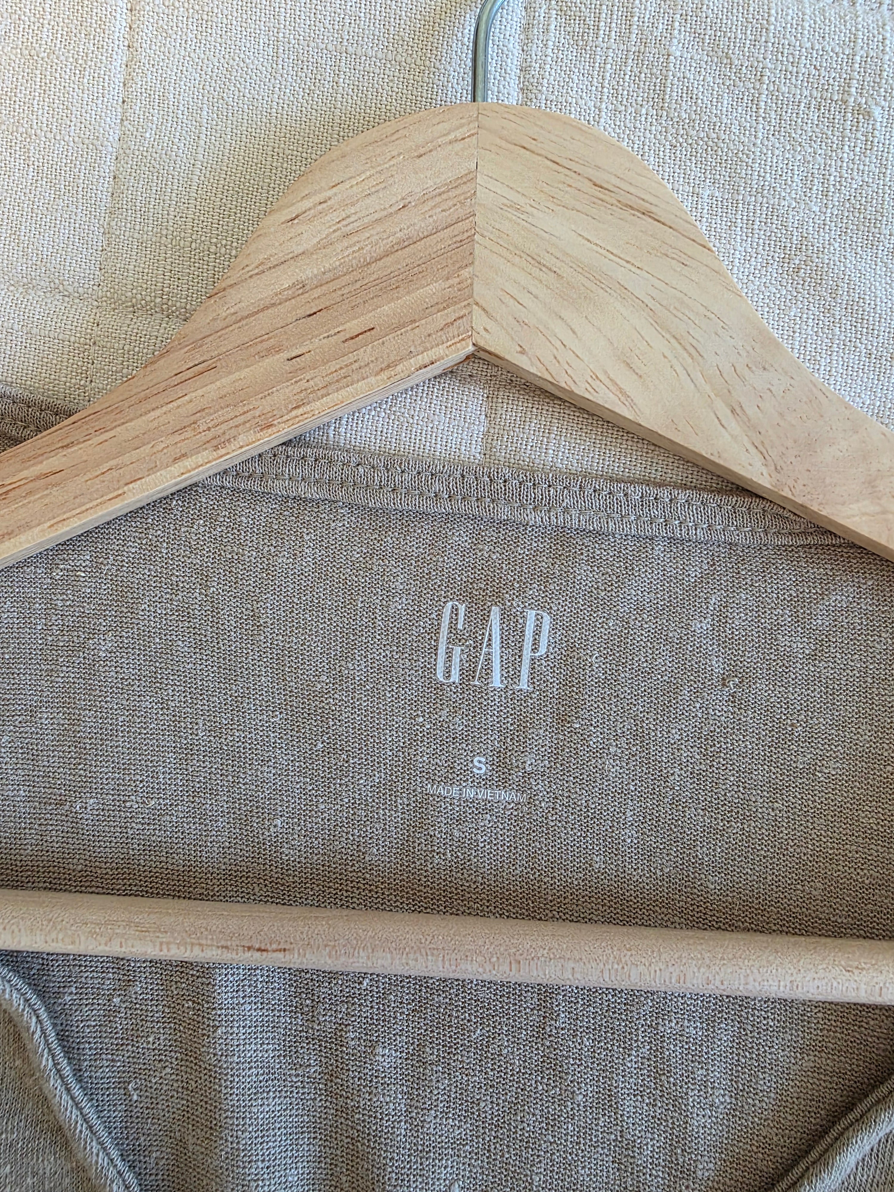 NEW Gap Linen Tie Front Top (S)