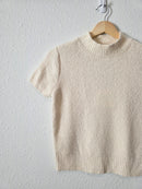 NEW Mockneck Knit Sweater Tee (XS)