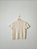 NEW Mockneck Knit Sweater Tee (XS)