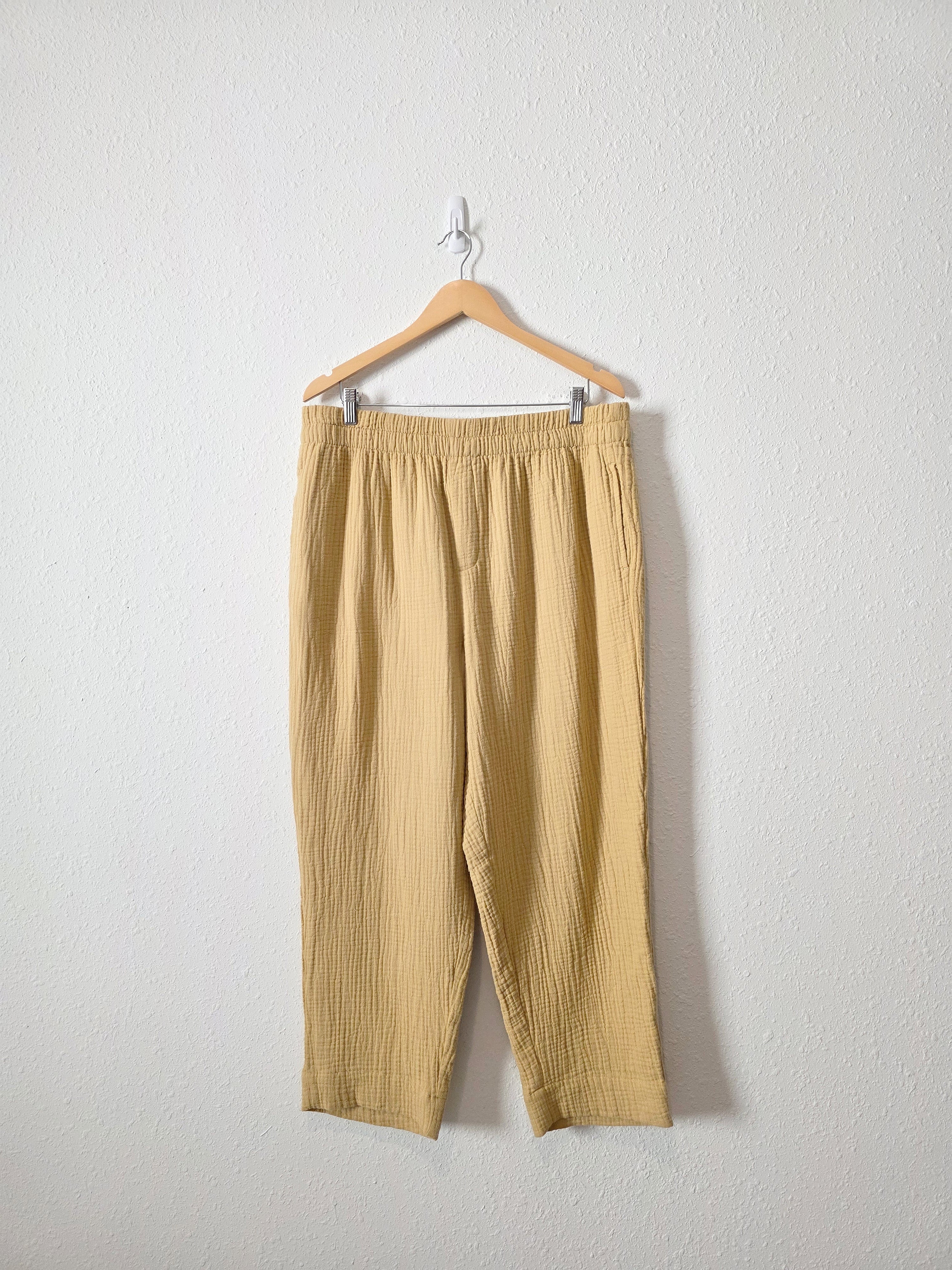 Madewell Cotton Gauze Pants (XL)