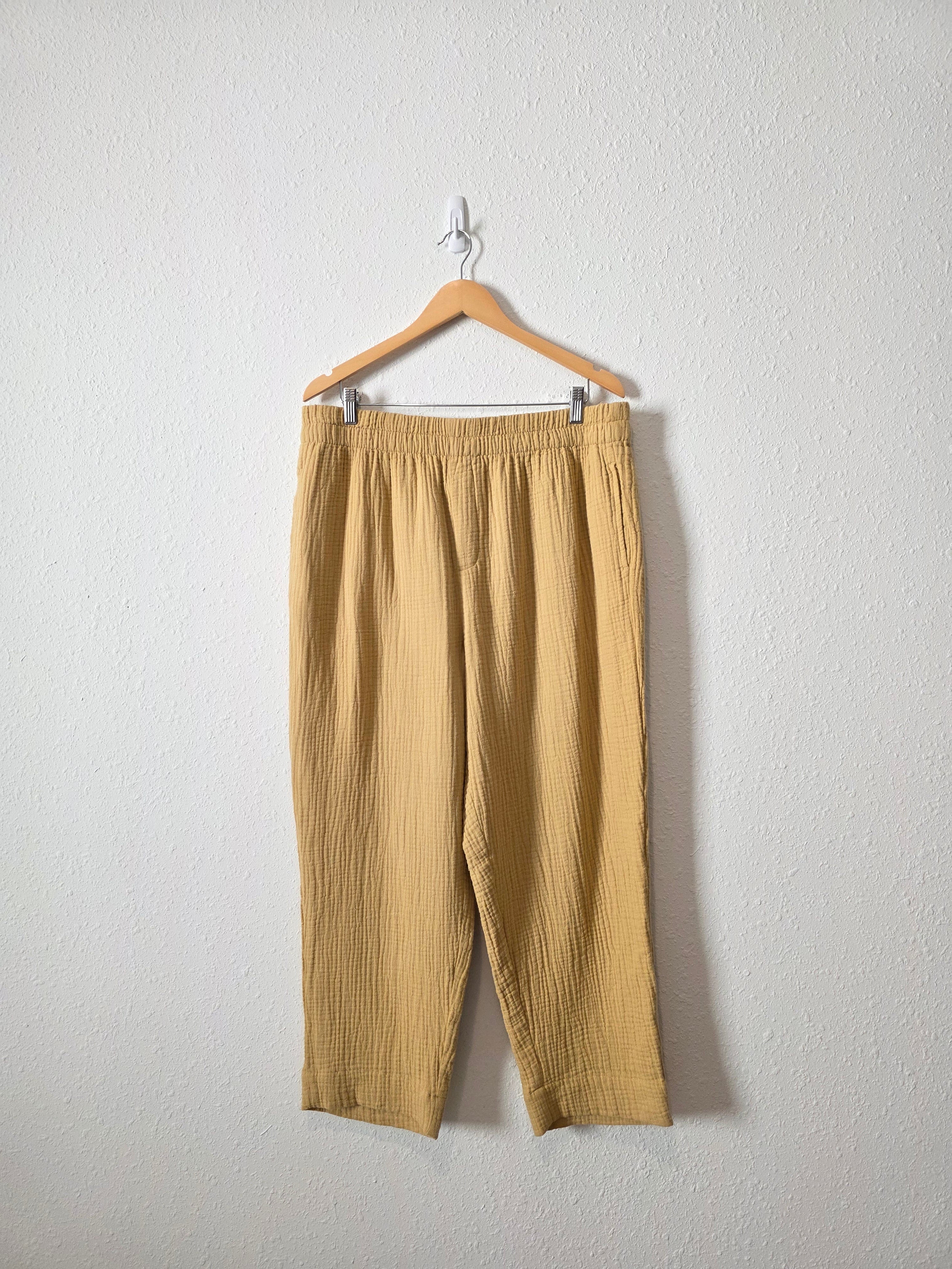 Madewell Cotton Gauze Pants (XL)