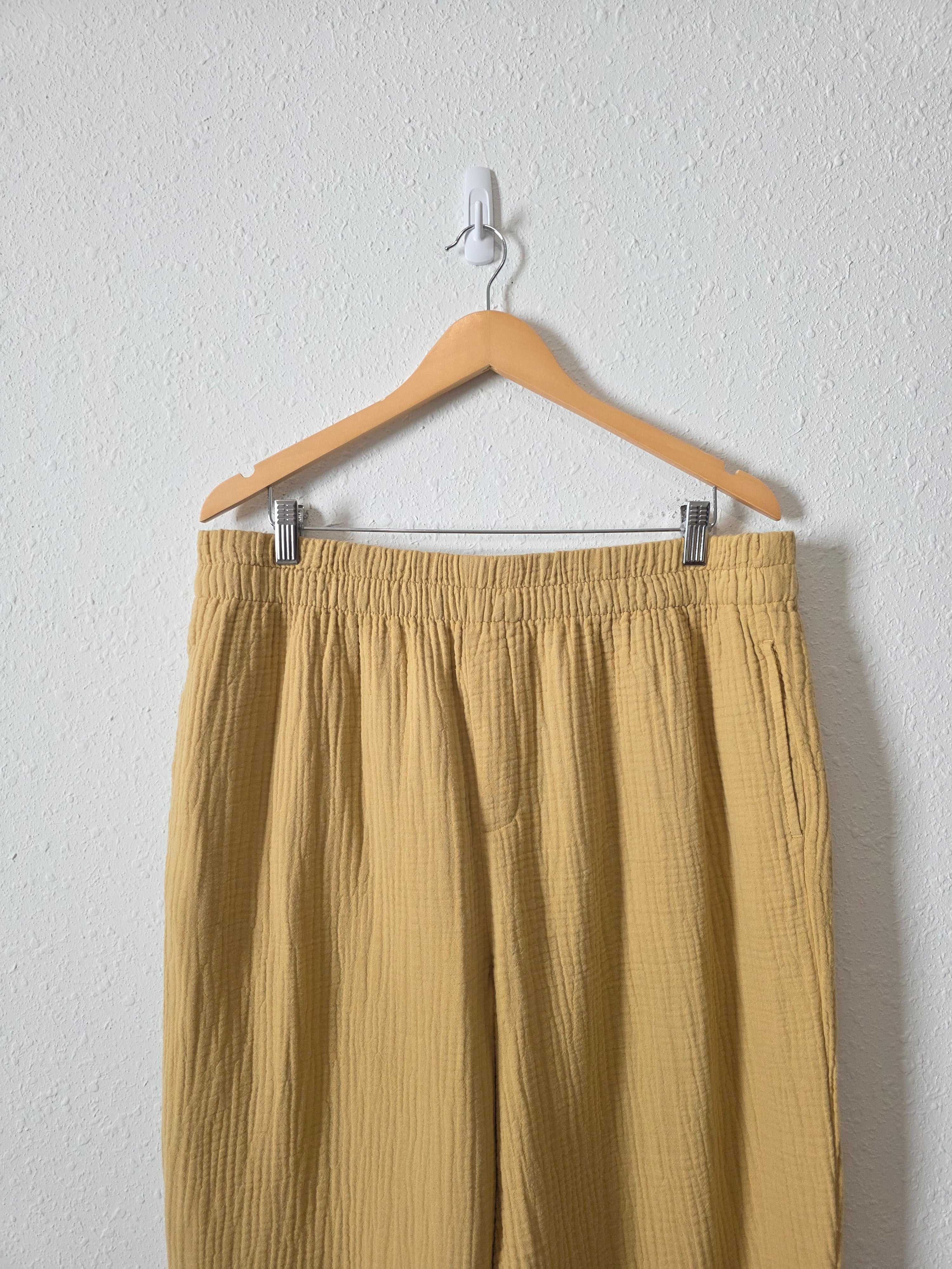 Madewell Cotton Gauze Pants (XL)