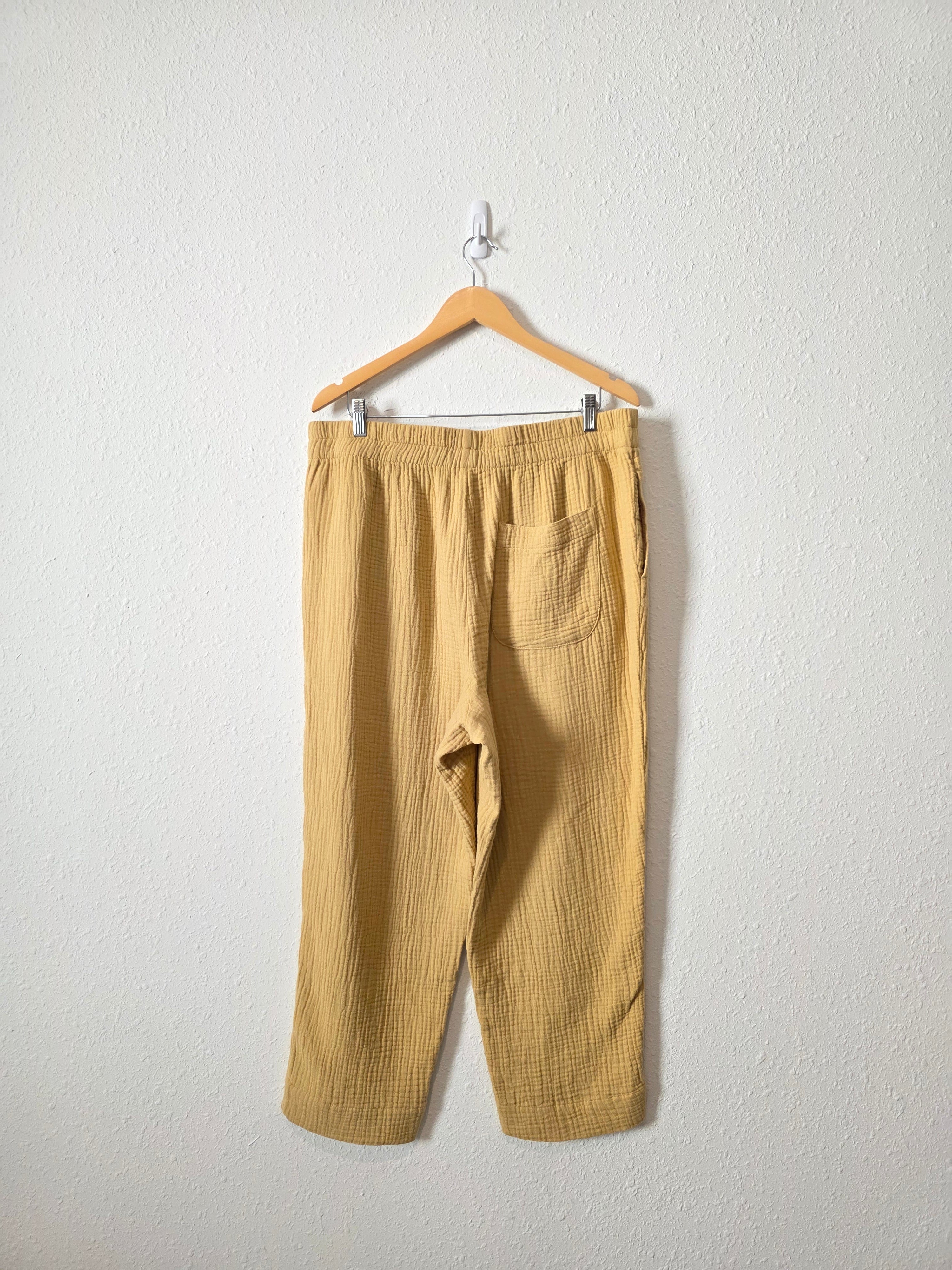 Madewell Cotton Gauze Pants (XL)