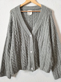 Abercrombie Cable Knit Cardigan (L)