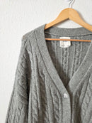 Abercrombie Cable Knit Cardigan (L)