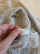 Vintage Textured Cardigan Sweater (M)